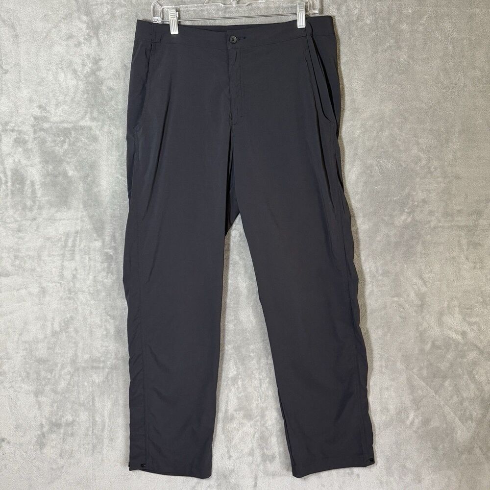 Royal Robbins Pants Wonen 12 Hiking Black Roll Up Pockets Stretch READ